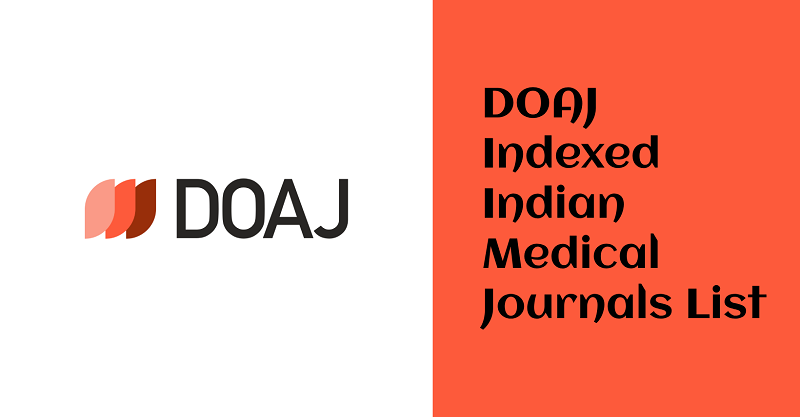 DOAJ Indexed Indian Medical Journals List